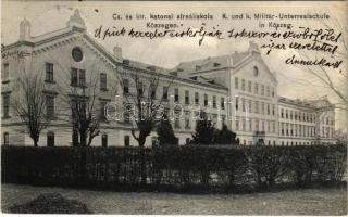 1910 Kőszeg, Cs. és kir. katonai alreáliskola. Róth Jenő kiadása