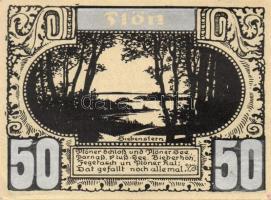 Német Birodalom /Weimari Köztársaság/ Plön D.N. 50Pf(5x) 5klf db, teljes sor T:I