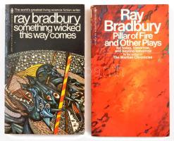 Ray Bradbury 2 műve: Pillars of Fire and Other Plays. For today, tomorrow and beyond tomorrow.; Something Wicked this Way Comes. New York,1975-1982,Bantam Books. Angol nyelven. Kiadói papírkötés.