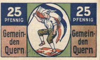 Német Birodalom /Weimari Köztársaság/ Quern 1921. 25Pf(3x) + 50Pf(3x) összesen 6klf db, teljes sor T...