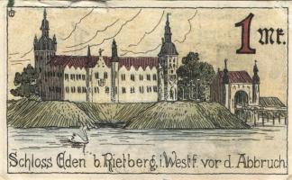 Német Birodalom /Weimari Köztársaság/ Rietberg 1921. 25Pf + 50Pf + 1M + 2M + 5M 5klf db, teljes sor ...