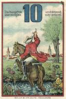 Német Birodalom /Weimari Köztársaság/ Rinteln 1920. 10Pf + 25Pf + 50Pf 3klf db, teljes sor T:I