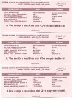 ~1990. "Sose halunk meg" fantázia bankjegy Viszt György grafikájával, hátoldalán a film re...