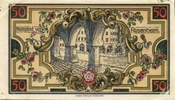 Német Birodalom /Weimari Köztársaság/ Rosenheim 1921. 5Pf + 10Pf + 25Pf(2x) + 50Pf(2x) összesen 6klf...