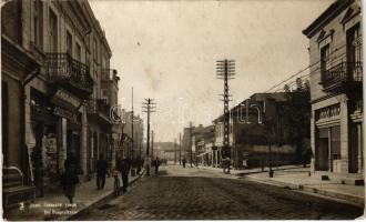 1934 Sofia, Sophia, Sofiya; Hauptstrasse / Fő utca, üzlete / main street, shops (Rb)