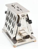 1930 körül Berlin, Art Deco pirítós sütő, jelzett, AEG, Terv: Peter Behrens. Nincs kipróbálva, m: 16...