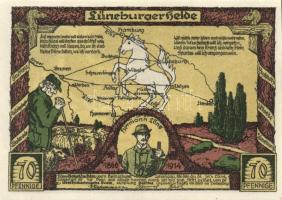 Német Birodalom /Weimari Köztársaság/ Soltau D.N. 50Pf + 60Pf + 70Pf + 80Pf + 90Pf + 100Pf összesen ...