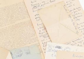 1962-1973 Vajthó László (1887-1977) szerk., műfordító 7 db levele + borítékok