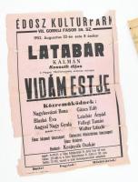 1952-1953 7 db plakát Latabár Kálmán (1902-1970) és mások fellépéséről