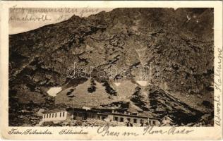 1915 Tátra, Magas-Tátra, Vysoké Tatry; Sziléziai-ház. Kertész Tódor kiadása / Schlesierhaus / Sliezsky dom / chalet, tourist house (EK)