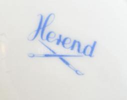 Herendi csipkebogyó mintás mokkás készlet. 6 személyes, kézzel festett, jelzett, hibátlan