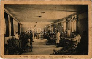 1917 Pöstyén, Pistyan, Piestany; Katonai Zander-terem, edzőterem / Zander-Institut für Militär / K.u.K. military gym, interior (EB)