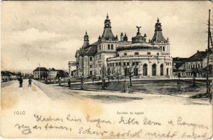 1909 Igló, Zipser Neudorf, Spisská Nová Ves; Színház és vendéglő / theatre, restaurant (fl)