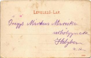 Komárom, Komárno; Községi elemi iskola / elementary school (kopott sarkak / worn corners)