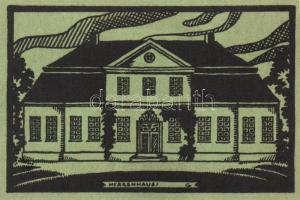 Német Birodalom /Weimari Köztársaság/ Stockelsdorf 1921. 50Pf + 75Pf + 1M (karton) 3klf db, teljes s...