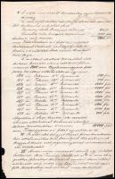 1876 Szerződés magas díjlerovással: 3 x 20Ft, 7Ft, 1Ft, 75kr (245.500)