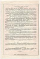 Orosz Birodalom 1897. "4 1/2%-os kötvény" 1000R-ről, "181717" sorszámmal T:III 
...