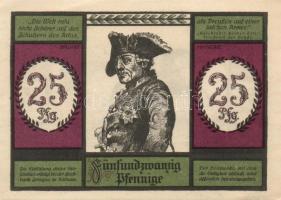 Német Birodalom /Weimari Köztársaság/ Striegau 1921. 25Pf(2x) + 50Pf(2x) + 75Pf(2x) összesen 6klf db...