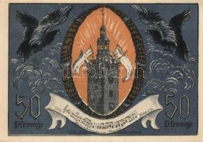 Német Birodalom /Weimari Köztársaság/ Striegau 1921. 25Pf(2x) + 50Pf(2x) + 75Pf(2x) összesen 6klf db...