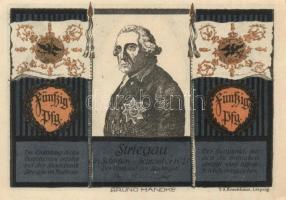 Német Birodalom /Weimari Köztársaság/ Striegau 1921. 25Pf(2x) + 50Pf(2x) + 75Pf(2x) összesen 6klf db...