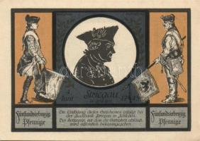 Német Birodalom /Weimari Köztársaság/ Striegau 1921. 25Pf(2x) + 50Pf(2x) + 75Pf(2x) összesen 6klf db...