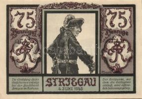 Német Birodalom /Weimari Köztársaság/ Striegau 1921. 25Pf(2x) + 50Pf(2x) + 75Pf(2x) összesen 6klf db...