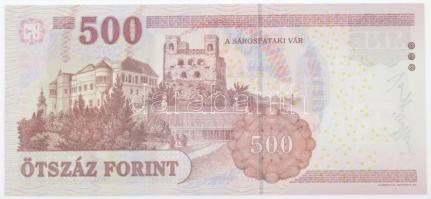 2010. 500Ft "EA" a tervező, Vagyóczky Károly aláírásával T:I-
