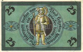 Német Birodalom /Weimari Köztársaság/ Torgau 1921. 5Pf + 10Pf + 25Pf + 50Pf 4klf db, teljes sor T:I