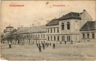 1909 Aranyosmarót, Zlaté Moravce; Vármegyeháza / county hall (b)