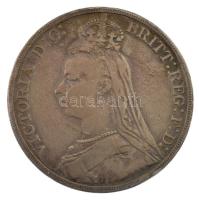 Nagy-Britannia 1890. 1C Ag "Viktória" (27,87g) T:2-,3 patina, ph. / 
Great Britain 1890. ...