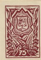 Német Birodalom /Weimari Köztársaság/ Waldenburg 1921. 25Pf + 50Pf + 75Pf 3klf db, teljes sor T:I