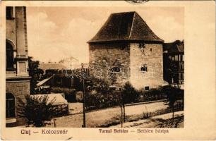 Kolozsvár, Cluj; Bethlen bástya / Turnul Bethlen / tower + "1940 Kolozsvár visszatért" So. Stpl (EK)