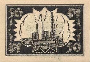 Német Birodalom /Weimari Köztársaság/ Waldenburg 1921. 20Pf + 50Pf + 75Pf 3klf db, teljes sor T:I