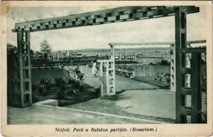 1936 Siófok, Park és Balaton partja (Rosarium) (EK)