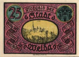 Német Birodalom /Weimari Köztársaság/ Weida 1921. 5Pf + 10Pf + 25Pf + 50Pf(2x) + 75Pf(2x) + 100Pf ös...