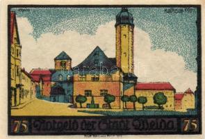 Német Birodalom /Weimari Köztársaság/ Weida 1921. 5Pf + 10Pf + 25Pf + 50Pf(2x) + 75Pf(2x) + 100Pf ös...