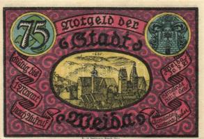 Német Birodalom /Weimari Köztársaság/ Weida 1921. 5Pf + 10Pf + 25Pf + 50Pf(2x) + 75Pf(2x) + 100Pf ös...