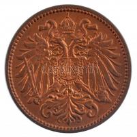Ausztria 1911. 2h bronz műanyag kapszulában T:1- patina
Austria 1911. 2 Heller bronze in plastic ca...