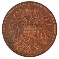 Ausztria 1898. 2h bronz műanyag kapszulában T:1- patina
Austria 1898. 2 Heller bronze in plastic ca...