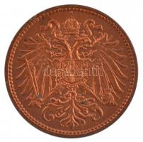Ausztria 1912. 2h bronz műanyag kapszulában T:1,1- patina
Austria 1912. 2 Heller bronze in plastic ...