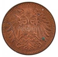 Ausztria 1902. 1h bronz műanyag kapszulában T:1- patina
Austria 1902. 1 Heller bronze in plastic ca...