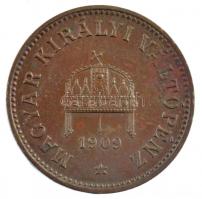 1909KB 2f bronz műanyag kapszulában T:1- patina Adamo K2