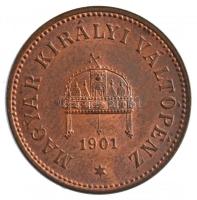 1901KB 2f bronz műanyag kapszulában T:1,1- patina Adamo K2