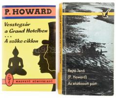 2 db Rejtő Jenő regény: Az elátkozott part, Albatrosz könyvek, Vesztegzár a Grand Hotelben - A szőke ciklon.