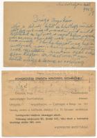 1944 Weinberger Árpád zsidó KMSZ (közérdekű munkaszolgálatos) tábori posta levele munkatáborból anyj...