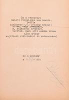 Rácz György: Pollux. Poemaeprohibitae 1939. Kéziratként. "Ez a verseskötet üzleti forgalomba ne...