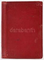 cca 1890-1910 Kézzel írt szakácskönyv, benne számos érdekes korabeli recepttel. Egészvászon-kötésben...