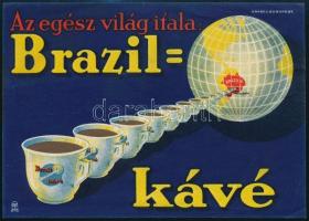 Brazil-kávé reklámlap