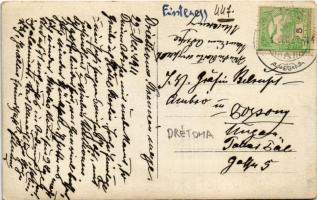 1911 Drétoma, Drietoma (Trencsén, Trencín); Moser kastély belső / castle interior. photo