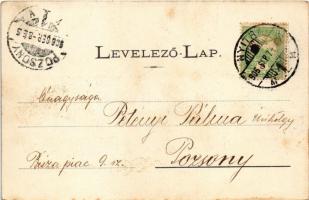 1906 Nyitra, Nitra; Sátortábor katonákkal / K.u.K. military camp with soldiers (fl)